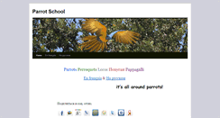 Desktop Screenshot of parrot-school.com