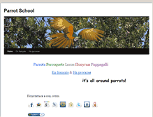 Tablet Screenshot of parrot-school.com